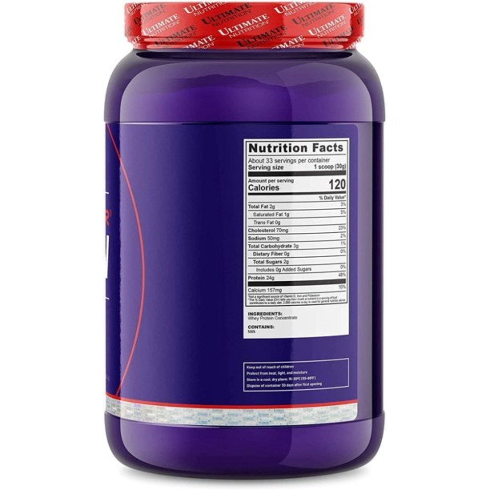 Ultimate Nutrition RAW Whey Protein Concentrate Powder– 2.2lb