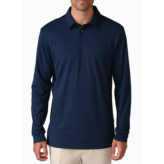 Ashworth Matte Interlock Long Sleeve Golf Shirt Polo Men's AM3185S6 New!