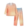 thumbnail image 1 of Fotbe The Sunset of Dandelion Pijama de Hombre con Estampado de Manga Larga, Conjunto de 2 Piezas, Ropa de Dormir Suave y Cómoda con Bolsillos-Medium, 1 of 7