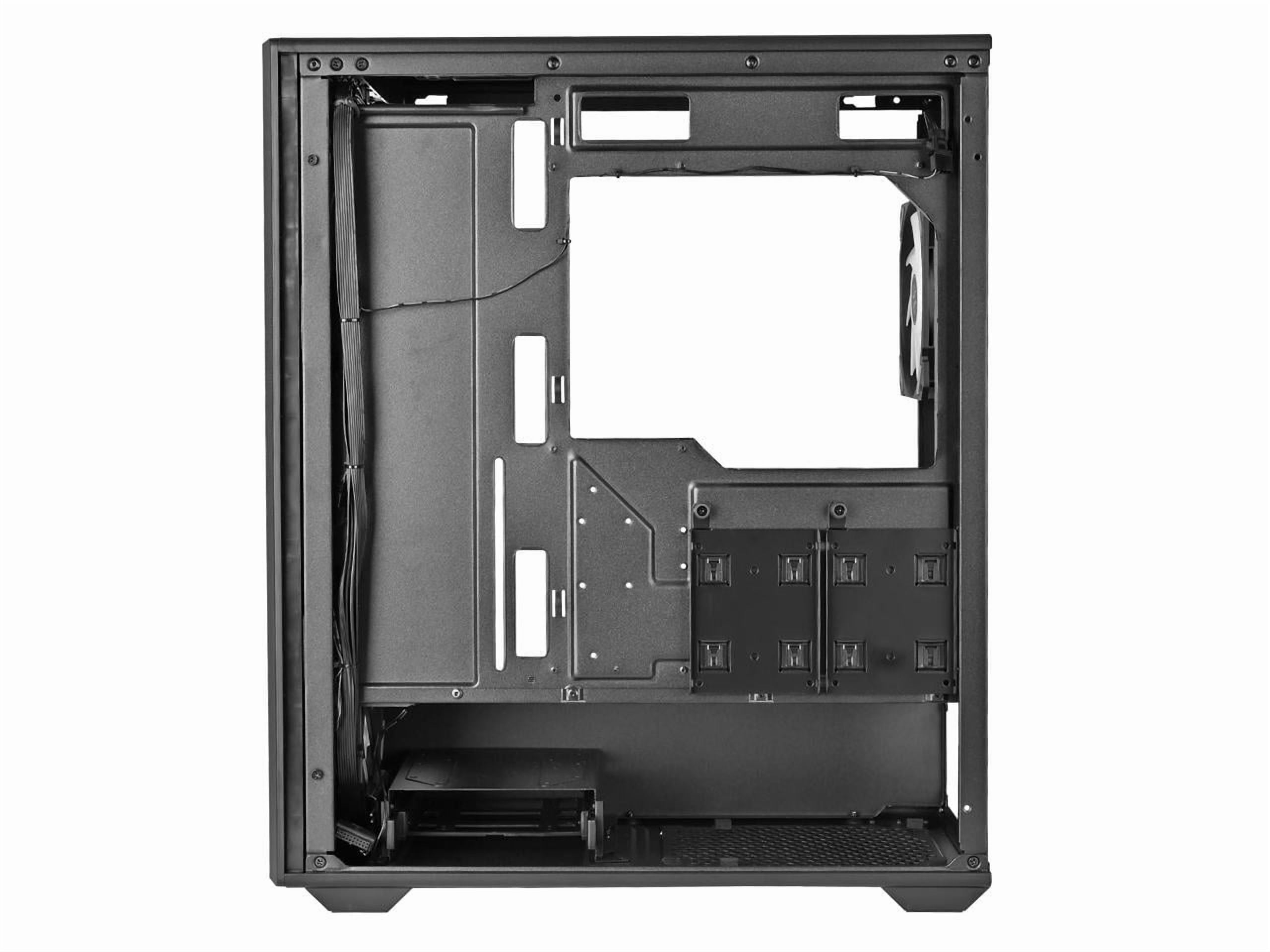 SilverStone Technology FARA 515XR Black Compact ATX Mid-Tower Chassis with Dual Radiator Support and Stunning Rainbow Lighting