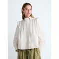 thumbnail image 2 of Scoop Women’s Cropped Ruched Jacket, Sizes XS-XXL, 2 of 7