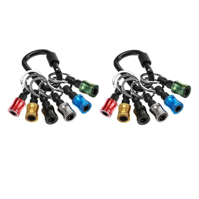 Soporte de VáStago Hexagonal de 1/4 Pulgadas Barra de ExtensióN para Juego de Soporte para Puntas de Destornillador de Pivote MagnéTico de AleacióN de Aluminio