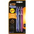 thumbnail image 1 of BIC Gel-ocity Quick Dry Gel Ink Rollerball Pens, Medium Point, 0.7mm, Assorted Ink Colors, 3 Count, 1 of 4
