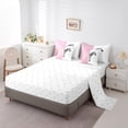 thumbnail image 5 of Homewish Female Men Wildlife Zebra Twin Bedding Sets 7-Piece,Jungle Animal Stripes Bedding Comforter Set Microfiber,Vintage Aesthetic Breathable Sheet Sets,Luxury Bedroom Decor,Reversible, 5 of 8