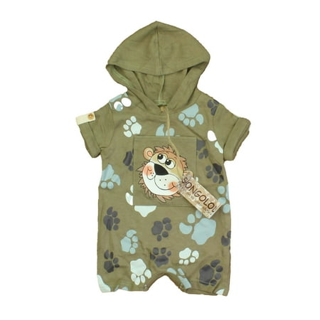 

Pre-owned Shongolo Boys Green Romper size: 6-12 Months