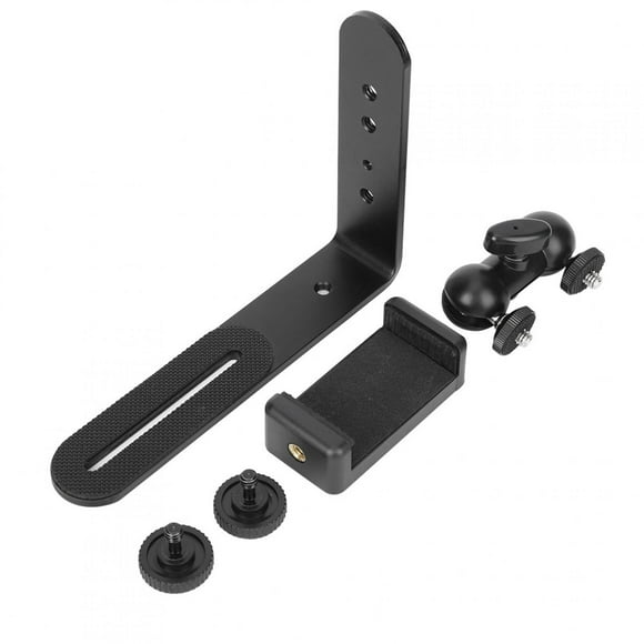 FLAMEEN Camera Attachment Bracket,SLR Mirrorless Camera Attachment Bracket Mobile Phone Clip Installable Cellphone LED Light Microphone Monitor Photography Accessories,Camera Bracket