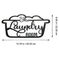 thumbnail image 2 of OUSITAID Rustic Style Laundry Sign Decor Creative Wash Room Wall Hanging Decoration, 2 of 6