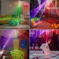 thumbnail image 2 of DJ Lights,HJY Four Beam Effect Stage Light RGB Sound Activated Pattern Party Strobe Lights for Birthday Friend Party Disco Dancing Bar Club, 2 of 5