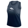 thumbnail image 2 of Women's WEAR by Erin Andrews x Gracie Hunt Navy Denver Broncos Ombre Tank Top, 2 of 4