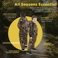 thumbnail image 5 of TrailCrest Infant-Toddler One Piece Mossy Oak Snowsuits Overalls Waterproof Ski Suits Jackets Coats Jumpsuits Snowboarding, 12-18 Months, Breakup Country, 5 of 9
