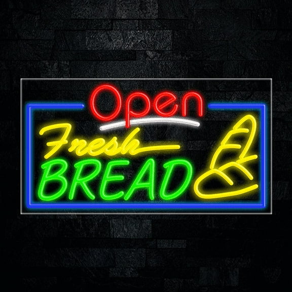 Fresh Bread LED Neon Sign 33"L x 18"H #35471