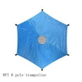 thumbnail image 2 of Trampoline Shade Cover, 8ft 10ft 12ft 14ft 16ft Sun-Protection Trampolines Canopy, Easy to Install, Anti-UV Trampolines Sunshade Accessories for Outdoor Backyard Playground, 2 of 2