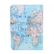thumbnail image 4 of Titular de Pasaporte PU Cuero estampado BRILLAR # mapa, 4 of 10