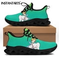 thumbnail image 1 of Zapatillas deportivas con diseño de diente de dibujos animados y ángel para mujer, zapatos planos con cordones para dentista, calzado transpirable de primavera para mujer, 1 of 6