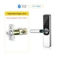 thumbnail image 2 of Door Lock, TTlock App Smart Fingerprint Door Lock Smart Digital APP Keypad Code Keyless Electronic Door Lock ,Easy to Install, 2 of 5