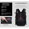 thumbnail image 3 of Tigernu Mochila de Trabajo Antirrobo de Nailon Ajustable para Adultos para Laptop de 15,6 Pulgadas, Bolsa de Viaje Negra de Gran Capacidad, 3 of 9