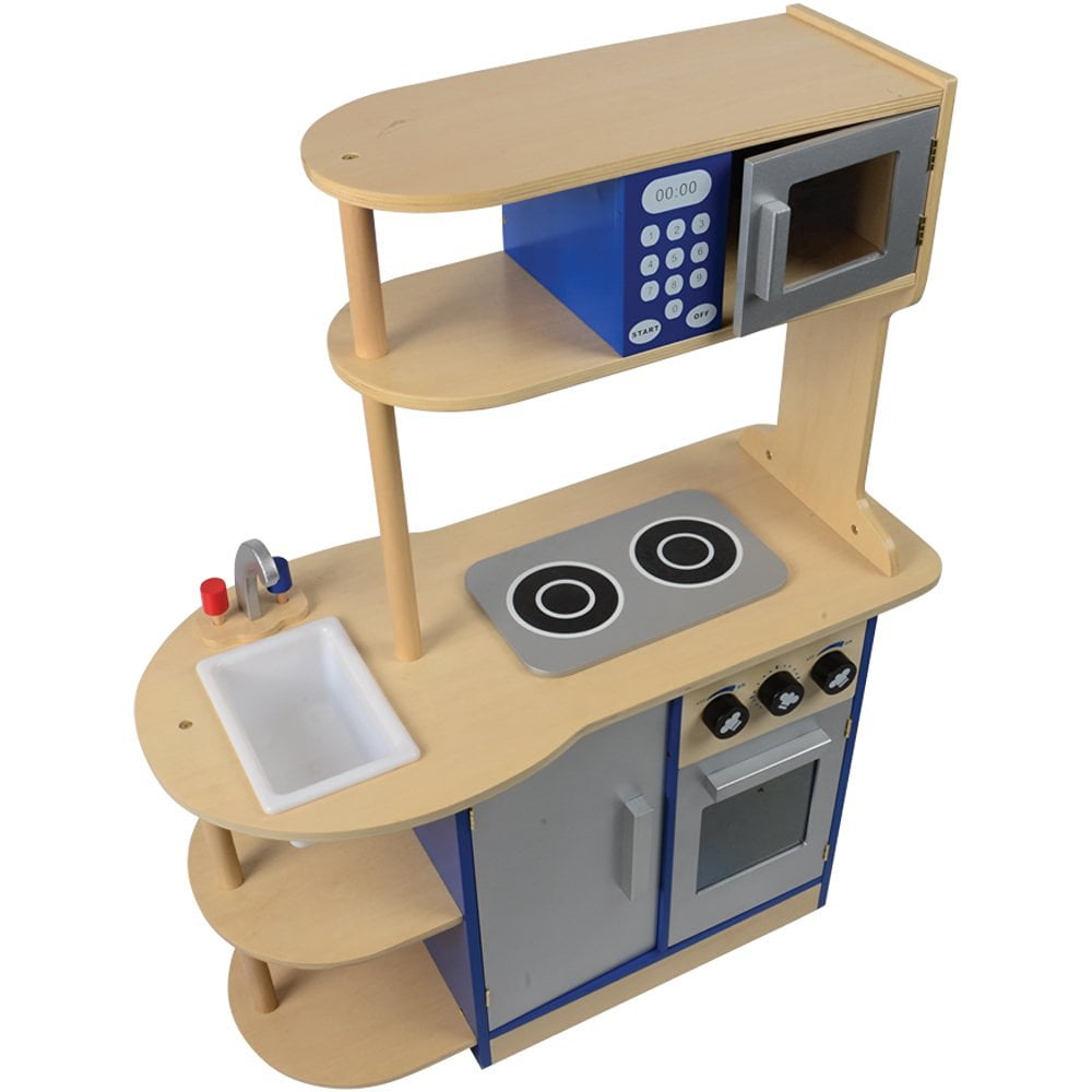 Constructive Playthings SNG-963 Wooden Deluxe Kitchen Play Set kindergarten to 3 US Toy /& Constuctive Playthings Grade