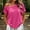 Hot Pink, variant on Hueook Mesh One Shoulder T Shirts Sheer Tops Cover Up for Women's Slouch Shoulder Lightweight Mesh T-Shirt for Spring and Summer Casual Wear White M