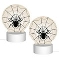 thumbnail image 2 of Balery Spiders On The Web 1 Pattern Acrylic Night Light Gift with 3 Color ModesTouch-Sensitive LED Lamp Perfect Gift for Mother's Day, Birthday, or Christmas, 2 of 9
