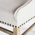 thumbnail image 3 of Dining Chair, Upholstered Dining Chair With Nailhead Trim, Sloped Armrests, Tapered Legs, Plush Accents, Kitchen Dining Chair For Restaurant Kitchen, 3 of 9