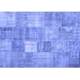 thumbnail image 1 of Ahgly Company Indoor Rectangle Abstract Blue Contemporary Area Rugs, 5' x 7', 1 of 4