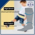 thumbnail image 3 of Yacht & Smith 60 Pairs Wholesale Kids Crew Socks, Childrens Cotton Casual Crew Socks Size 6-8, 3 of 7