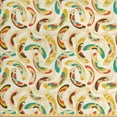 thumbnail image 1 of Abstract Sofa Upholstery Fabric by the Yard, Different Shapes Ellipses Swirls and Curls Colorful Design Filigree Ornamental, Decorative Fabric for DIY and Home Accents, Multicolor by Ambesonne, 1 of 4