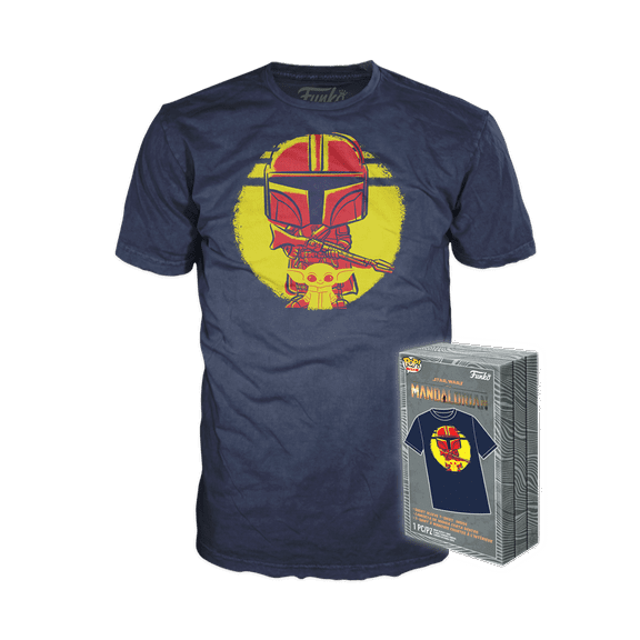 Funko Boxed Tee: The Mandalorian - Cute Child Sun
