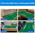 thumbnail image 4 of GSE Games & Sports Expert 36" x 72" Casino Texas Hold'em Poker Tabletop Layout Mats, Casino Table Top Felt for Parties, Home Entertainment, Poker Game Night, 4 of 6