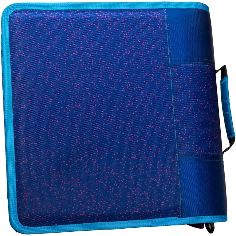 Case-it School Zipper Binder - 3 Inch O-Rings - 5 Color Tab - 600