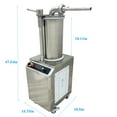 thumbnail image 2 of INTBUYING 26L Hydraulic Auto Sausage Filling Machine with 3 Stuffing Nozzles, 2 of 13