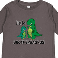 thumbnail image 4 of Inktastic Little Brothersaurus Boys Long Sleeve Toddler T-Shirt, 4 of 5