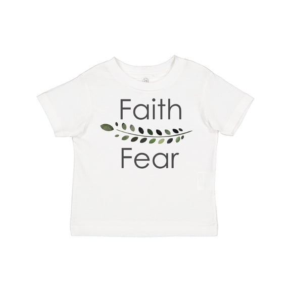 Inktastic Faith over Fear with Laurels Boys or Girls Toddler T-Shirt