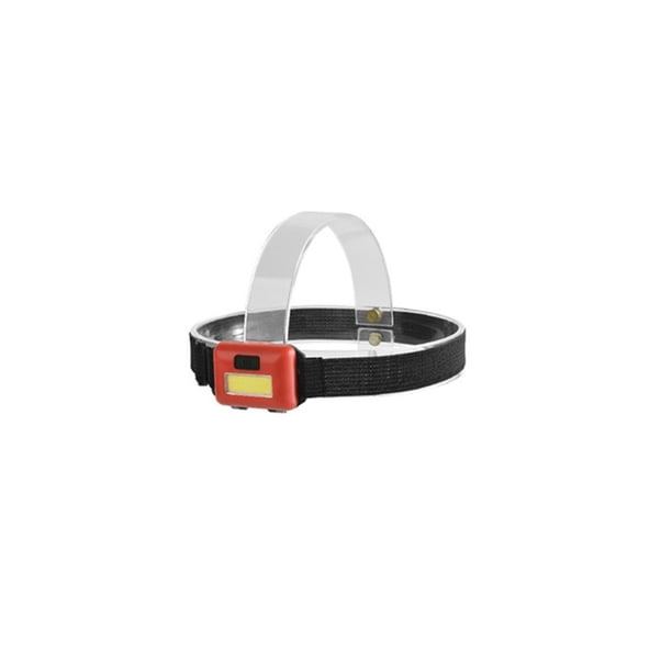 Naiovety Linterna frontal Senderismo Pesca Luz montada en la cabeza Linterna recargable brillante Mini portátil brillante Haz ancho Iluminación y accesorios Rojo