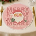 thumbnail image 5 of RuiJiao Premium Linen Christmas Placemats 13.8x13.8in, Heat Insulated and Dirt Resistant Multicolor Table Mats for Holiday Kitchen Decor, 5 of 8