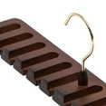 thumbnail image 3 of deevoka Multifunctional Organizer Rack, Accessory, Rotating Tie Belt Hanger for Dark Brown, 3 of 9