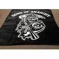 thumbnail image 2 of King/cal King Sons of Anarchy Blanket, 2 of 2