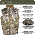 thumbnail image 4 of Paramount Outdoors EHG Elite Engineered Hunting Gear Blackburn Berber Fleece Lined Mossy Oak Mountain Country Camo Hunting Vest, 4 of 5