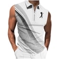 thumbnail image 2 of Yaoyar Men's Golf Tank Tops Half Zip Sleeveless Undershirts Summer Casual Zipper Sports Athletic Tees Shirts, 2 of 5