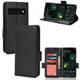 thumbnail image 1 of Google Pixel 6 Pro 5G Case , PU Leather Flip Cover Card Slots Magnetic Closure Wallet Case for Google Pixel 6 Pro 5G, 1 of 5