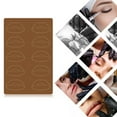 thumbnail image 2 of lionlar Eyebrow Practice Skin Both Side Realistic Makeup Supplies Inkless Latex C, 2 of 8