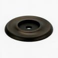thumbnail image 4 of Alno A615-14 Traditional 1-1/4" Round Solid Brass Cabinet Knob Backplate - Black, 4 of 7