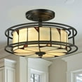 thumbnail image 2 of Dale Tiffany Woodbury Semi Flush Mount, 2 of 3