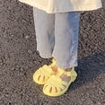 thumbnail image 6 of Xfvqtps Kids Girls Jelly Sandals Closed Toe Princess Flat Summer Beach Waterproof Fisherman Gladiator Sandals, 6 of 9