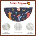 thumbnail image 5 of Kll Cartoon Dinosaur Christmas Tree Skirt 30",Party Decorations Farmhouse For Christmas Decorations Holiday Party, 5 of 8