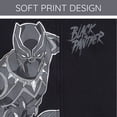 thumbnail image 6 of Marvel Avengers Little Kids' Boy or Girl Cosplay Fleece Zip-Up Hoodie Black Panther Black, 6 of 6