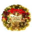 thumbnail image 2 of Vikakiooze Christmas Decorations Indoor Christmas Decoration Wreath Pendant Rattan Door Hanging Store Scene Layout Dress Up Christmas Decoration Supplies, 2 of 6