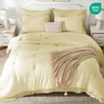 thumbnail image 3 of SONORO KATE 7 Pieces Queen Comforter Set – Tassels Boho Bed in a Bag, All Season Bedding Set with 1 Fitted Sheet, 1 Flat Sheet, 2 Pillowcases & 2 Shams, Ivory, 3 of 10