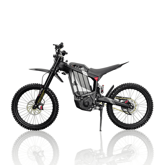 HEZZO 72v 8000W Brushless Motor Middrive Ebike Rerode R1 Electric Dirt Bike 35Ah Off Road Electric Motorcycle 440NM E Moto 53MPH 75 Miles Long Range Full Shock Absorption