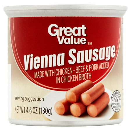 VIENNA SAUSAGE IN CHICKEN BROTH, VIENNA IN CHICKEN BROTH